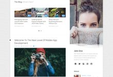 自媒体博客风格wordpress免费主题Blogside-主题秀