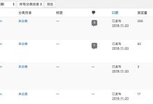 给wordpress后台列表添加文章点赞数-主题秀